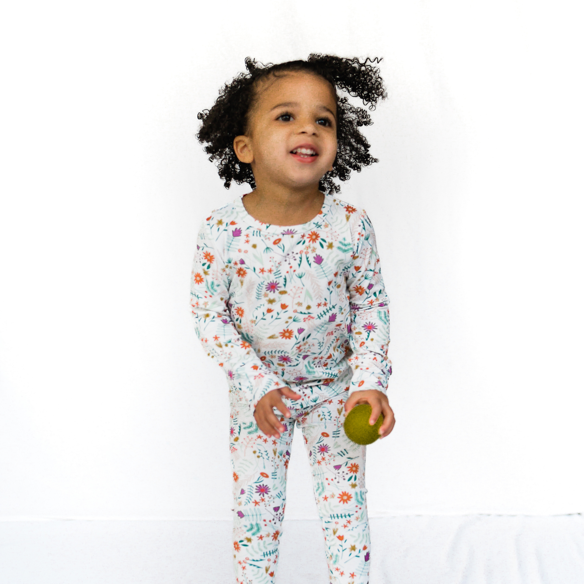 bamboo toddler jammie set - field of dreams