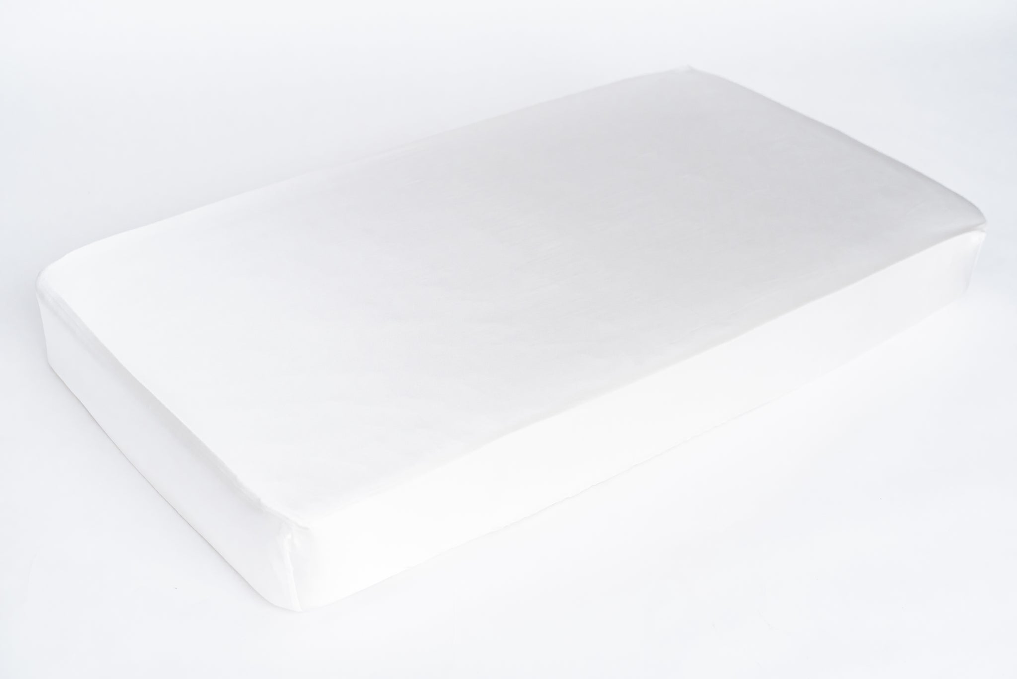 100% silk fitted crib sheet - white